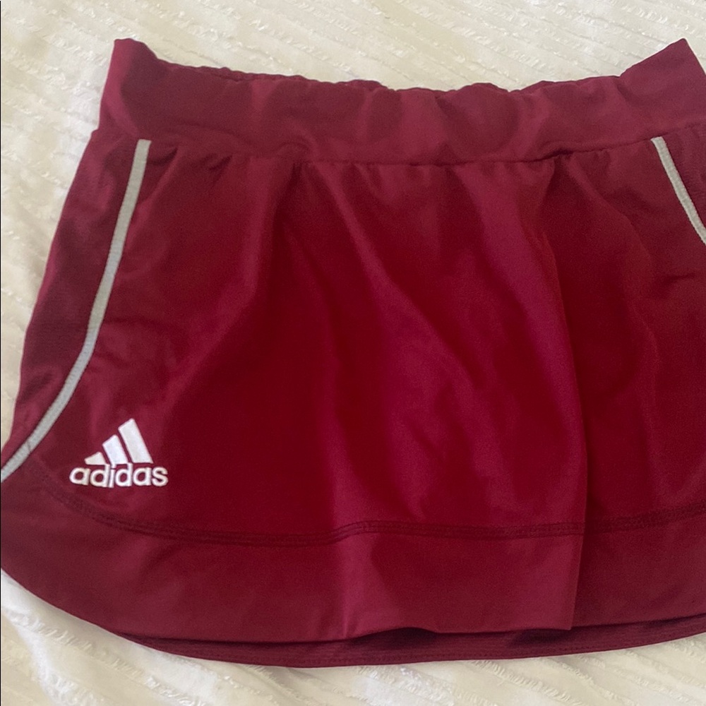 Adidas Red Athletic Skirt